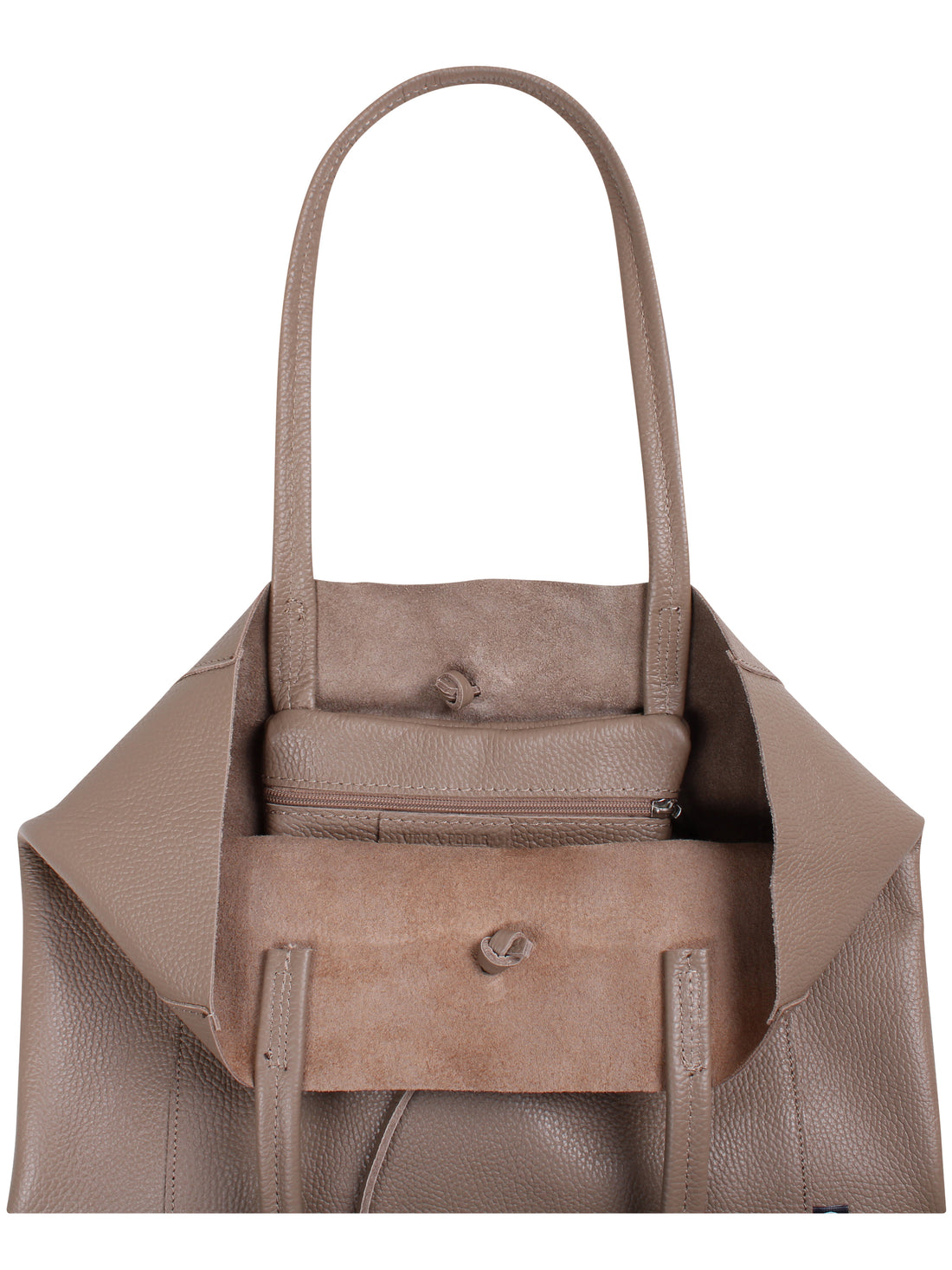 ESS - DaneHolstein Leather Tote Bag Fossil