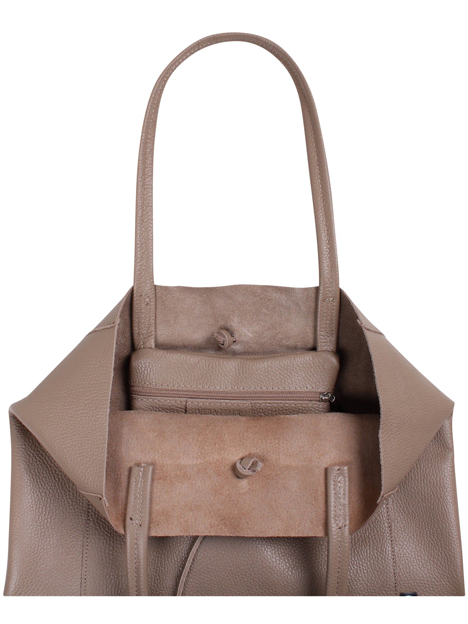 ESS - DaneHolstein Leather Tote Bag Fossil