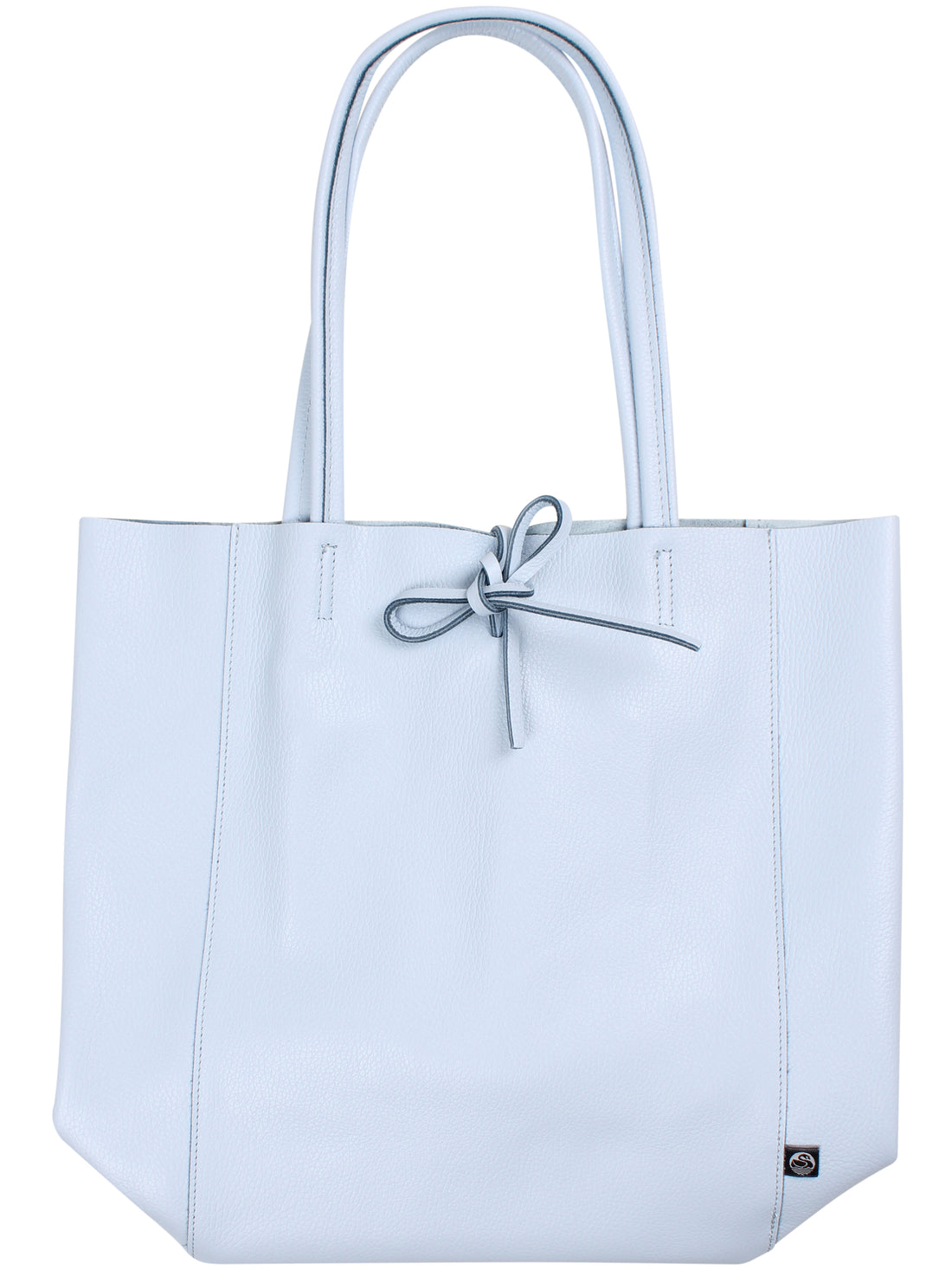 ESS - DaneHolstein Leather Tote Bag Ice Blue