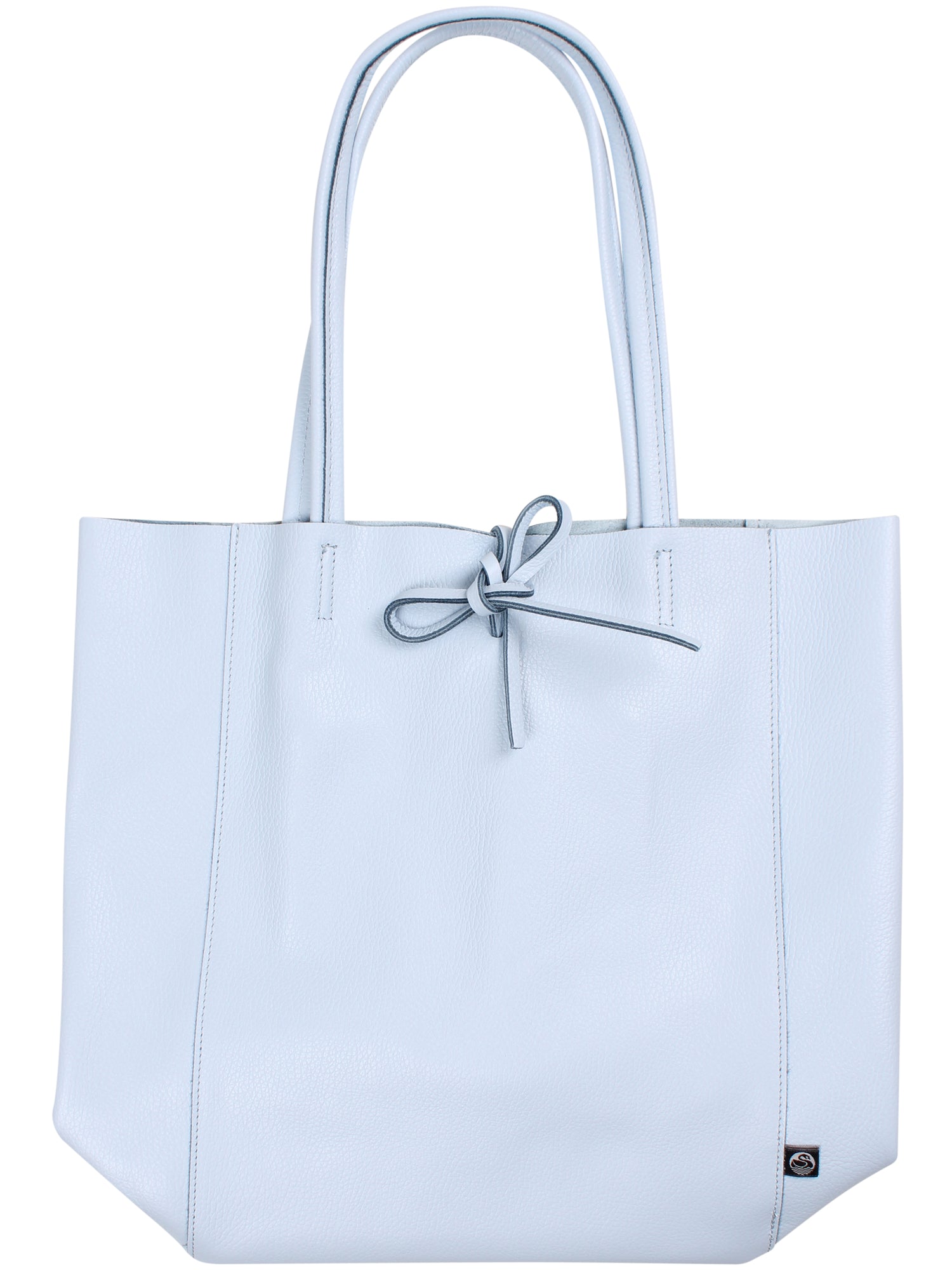 ESS - DaneHolstein Leather Tote Bag Ice Blue