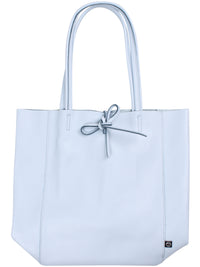 ESS - DaneHolstein Leather Tote Bag Ice Blue