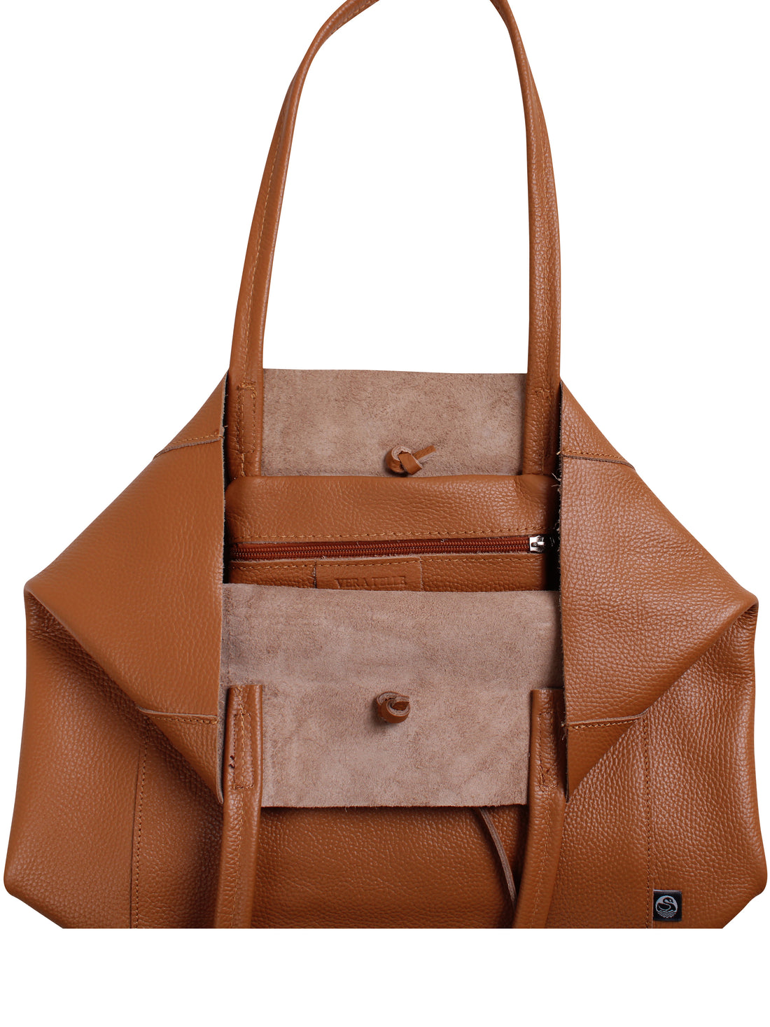ESS - DaneHolstein Leather Tote Bag Naturel