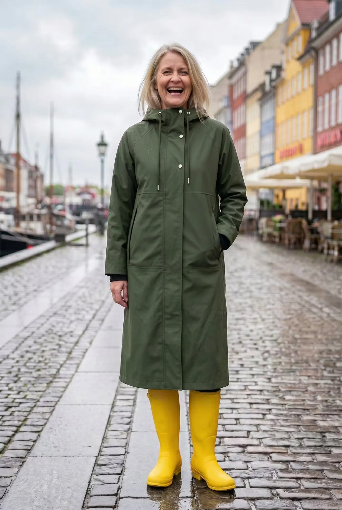 Danekastel Raincoat Dark Army