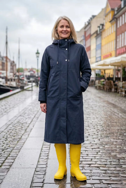 Danekastel Raincoat Dark Navy