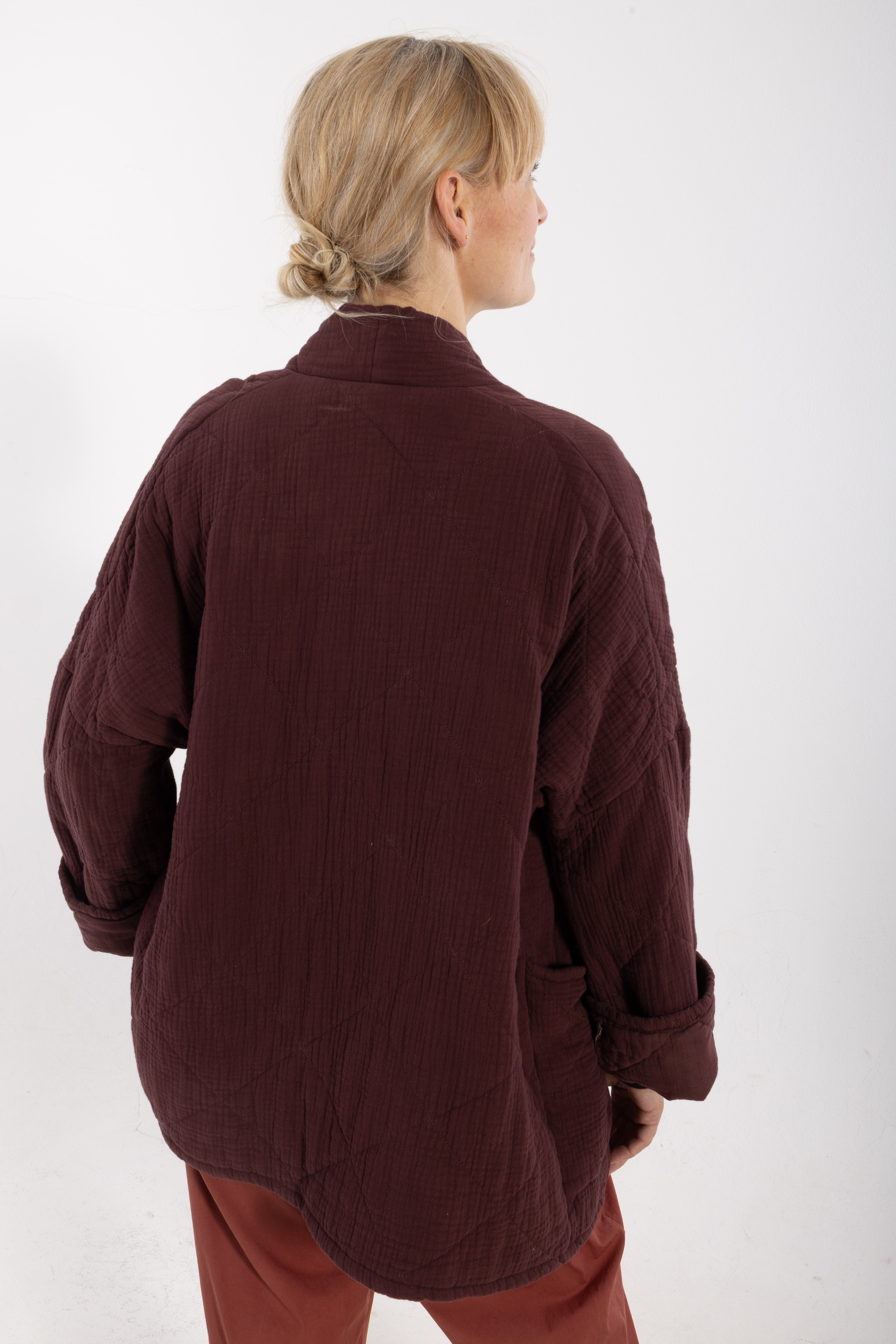 Danekatrin Quilt Jacket Dark Wine