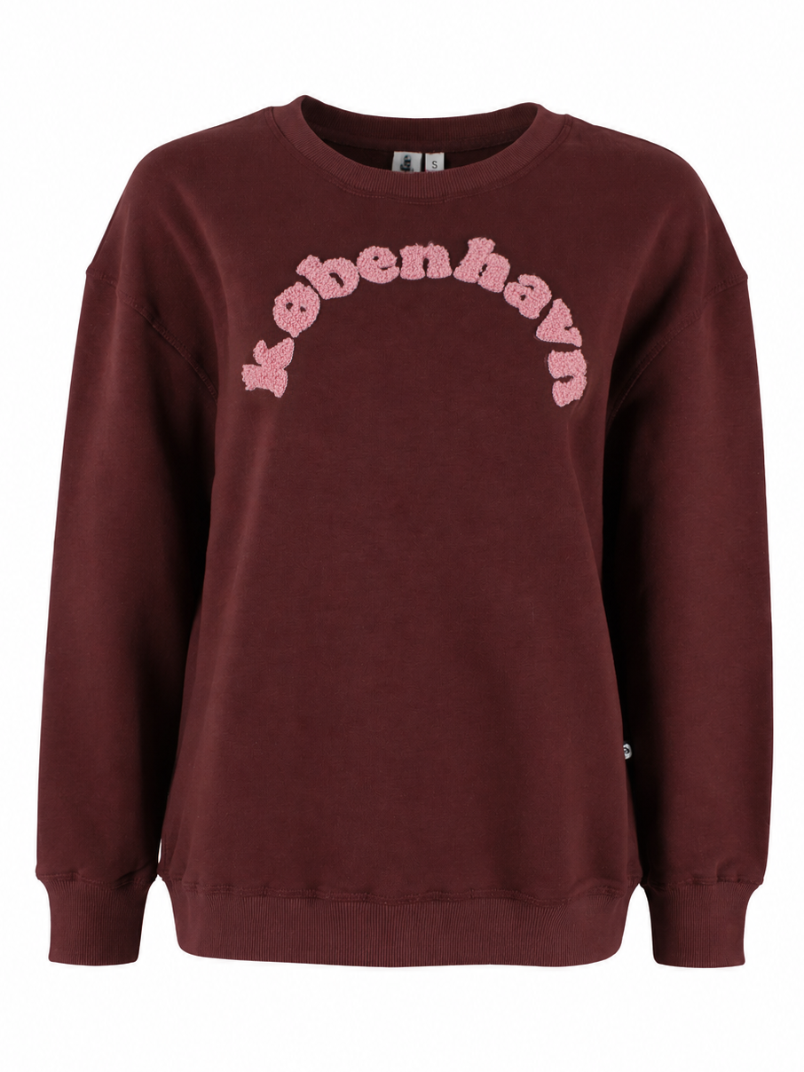 Danekøbenhavn Moleton Sweat Bordeaux