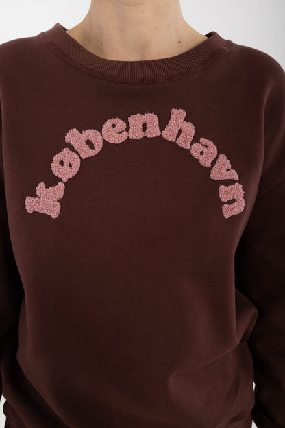 Danekøbenhavn Moleton Sweat Bordeaux