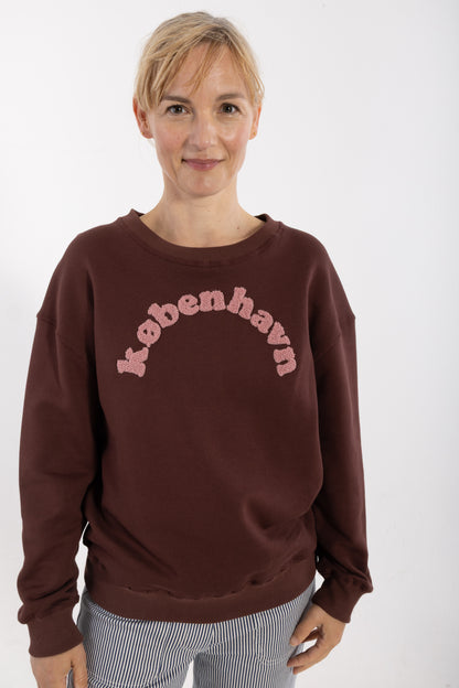 Danekøbenhavn Moleton Sweat Bordeaux