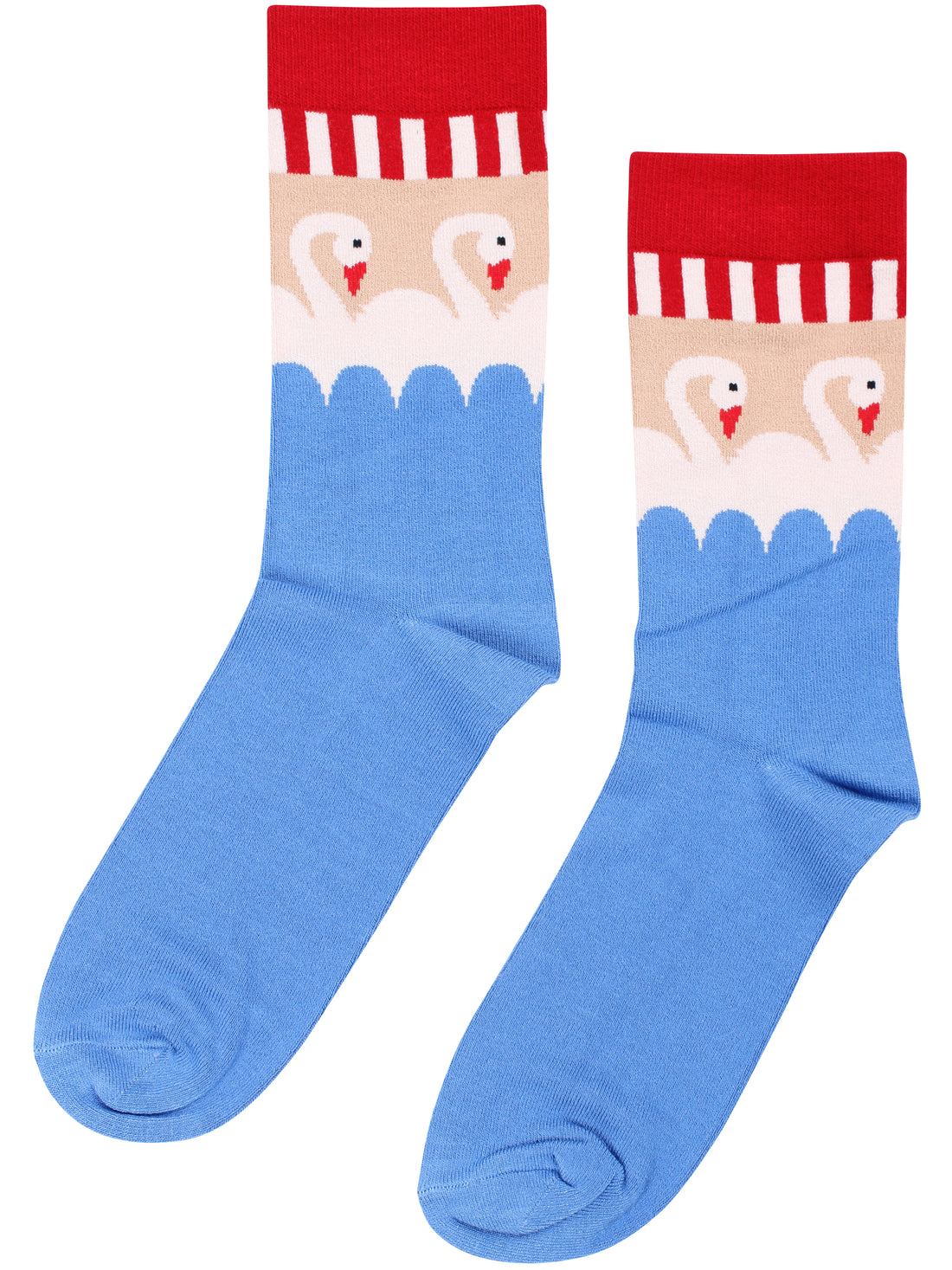 Danelegacy Socks Bright Porcelaine SWAN