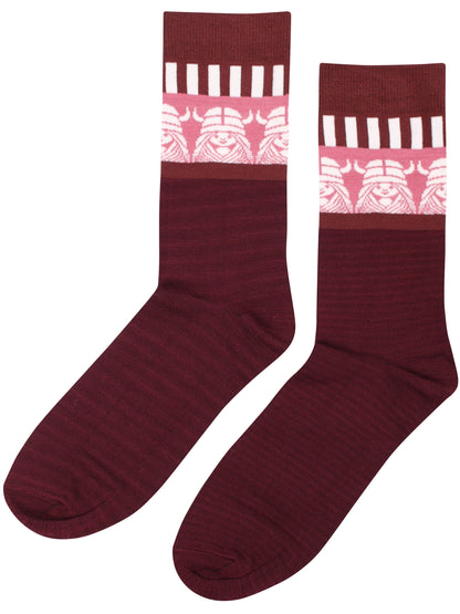 Danelegacy Socks Dark Cherry FREJA