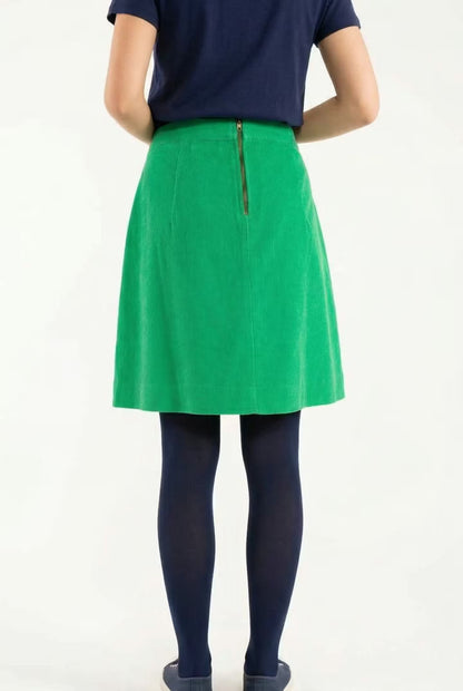 Danelondon Cord Skirt Green