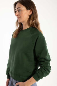 Danemama Moleton Sweat Deep Green