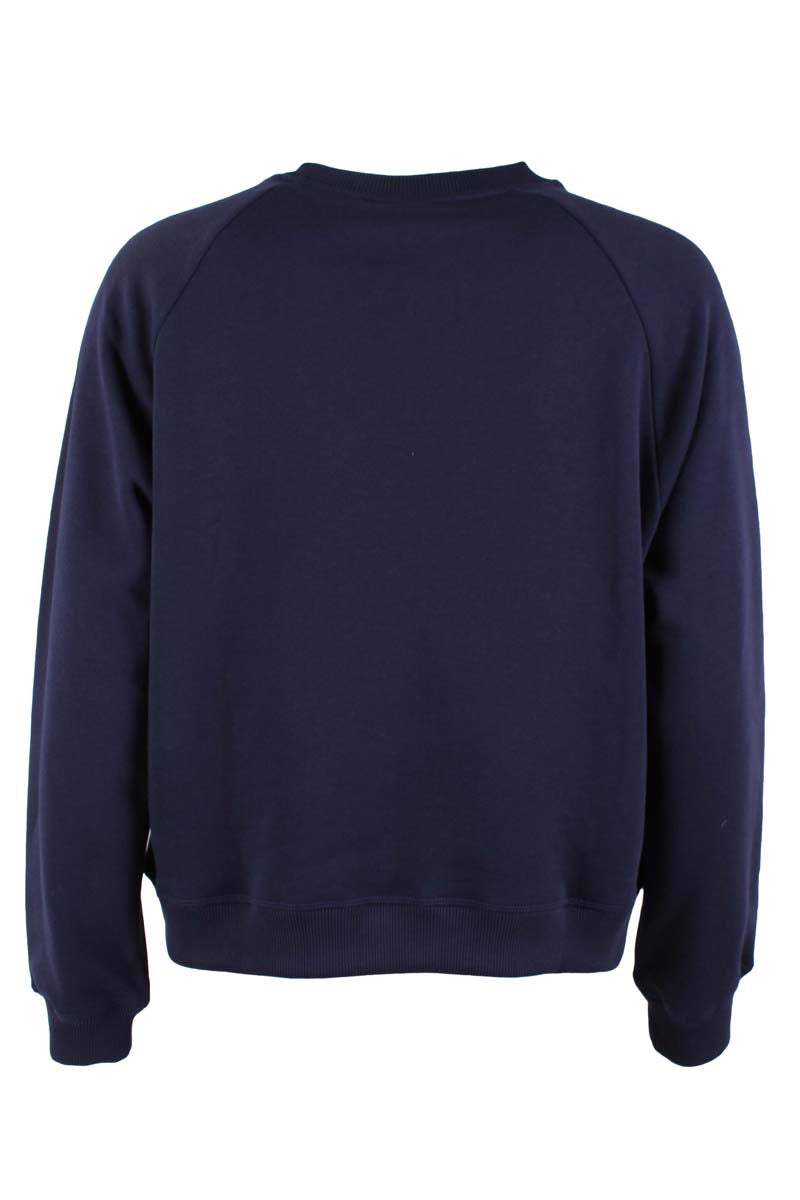 Navyblå sweatshirt til kvinder