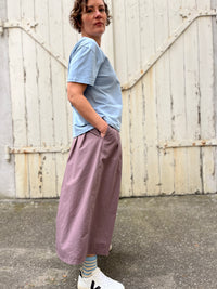 Daneminna Smooth Poplin Skirt Mauve