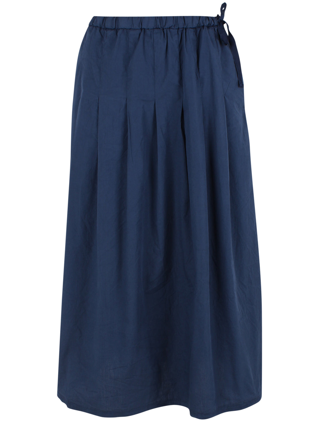 Daneminna Smooth Poplin Skirt Dark Blue