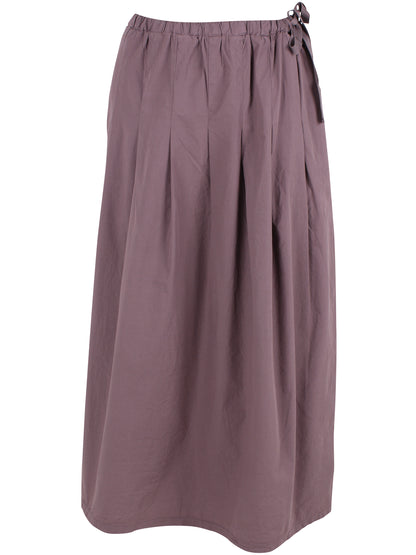 Daneminna Smooth Poplin Skirt Mauve