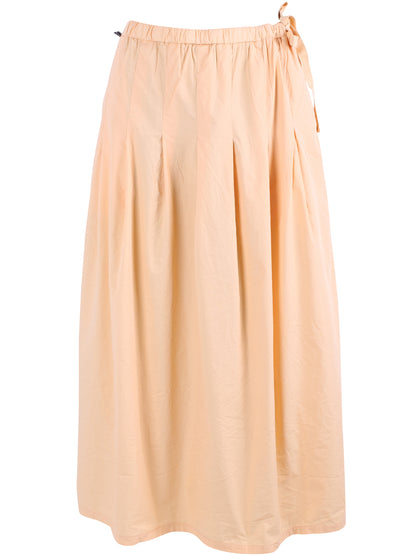 Daneminna Smooth Poplin Skirt Nougat