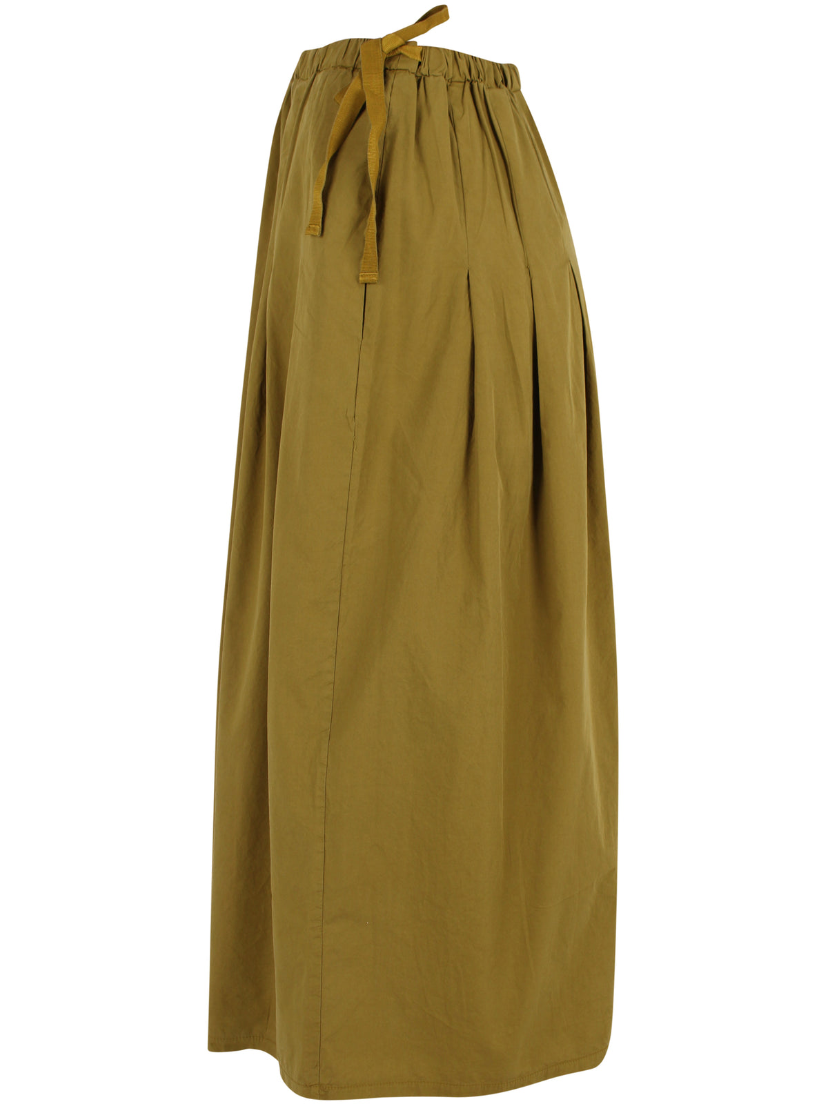 Daneminna Smooth Poplin Skirt Olive