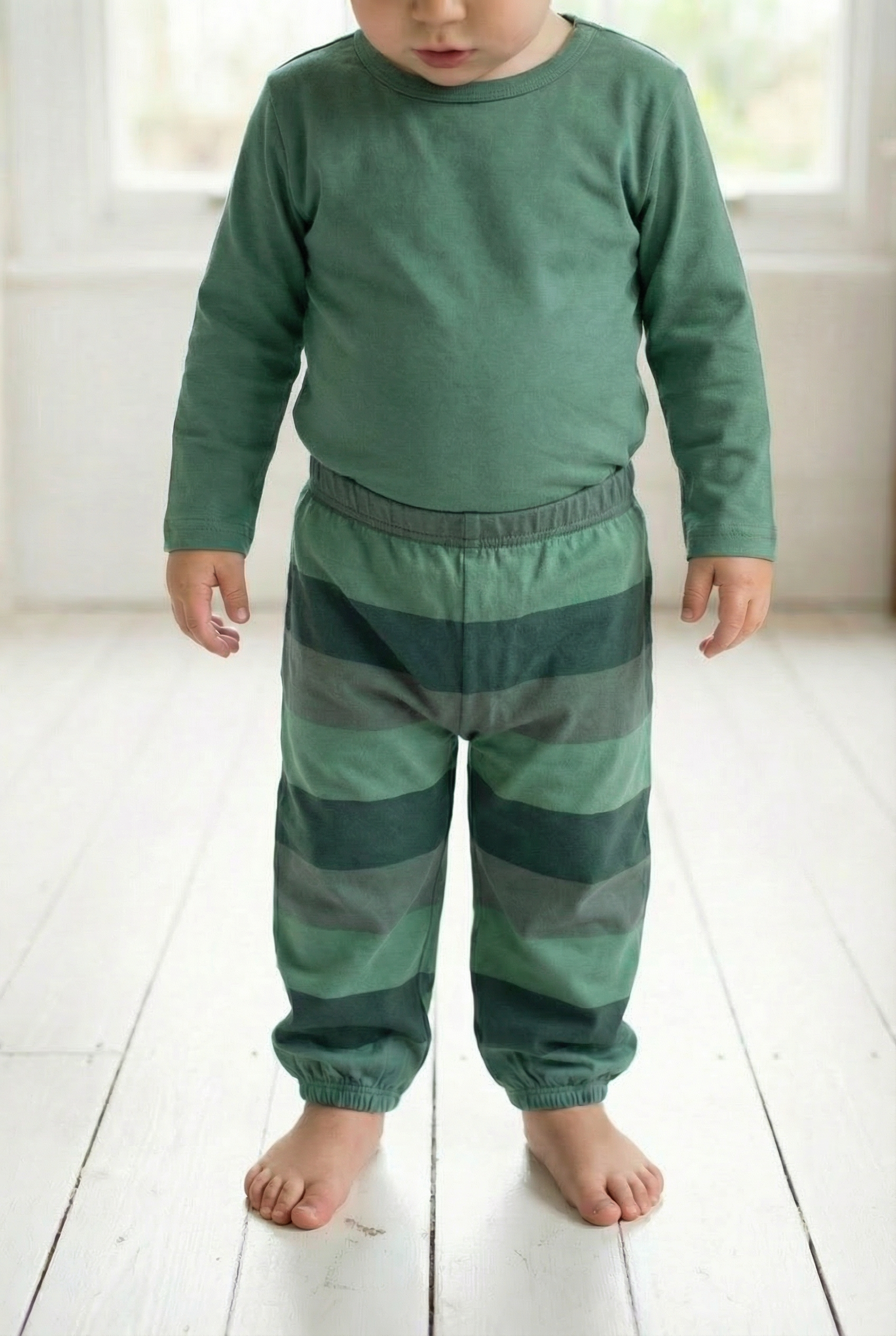 ORGANIC - Danenutmeg pants Greenery