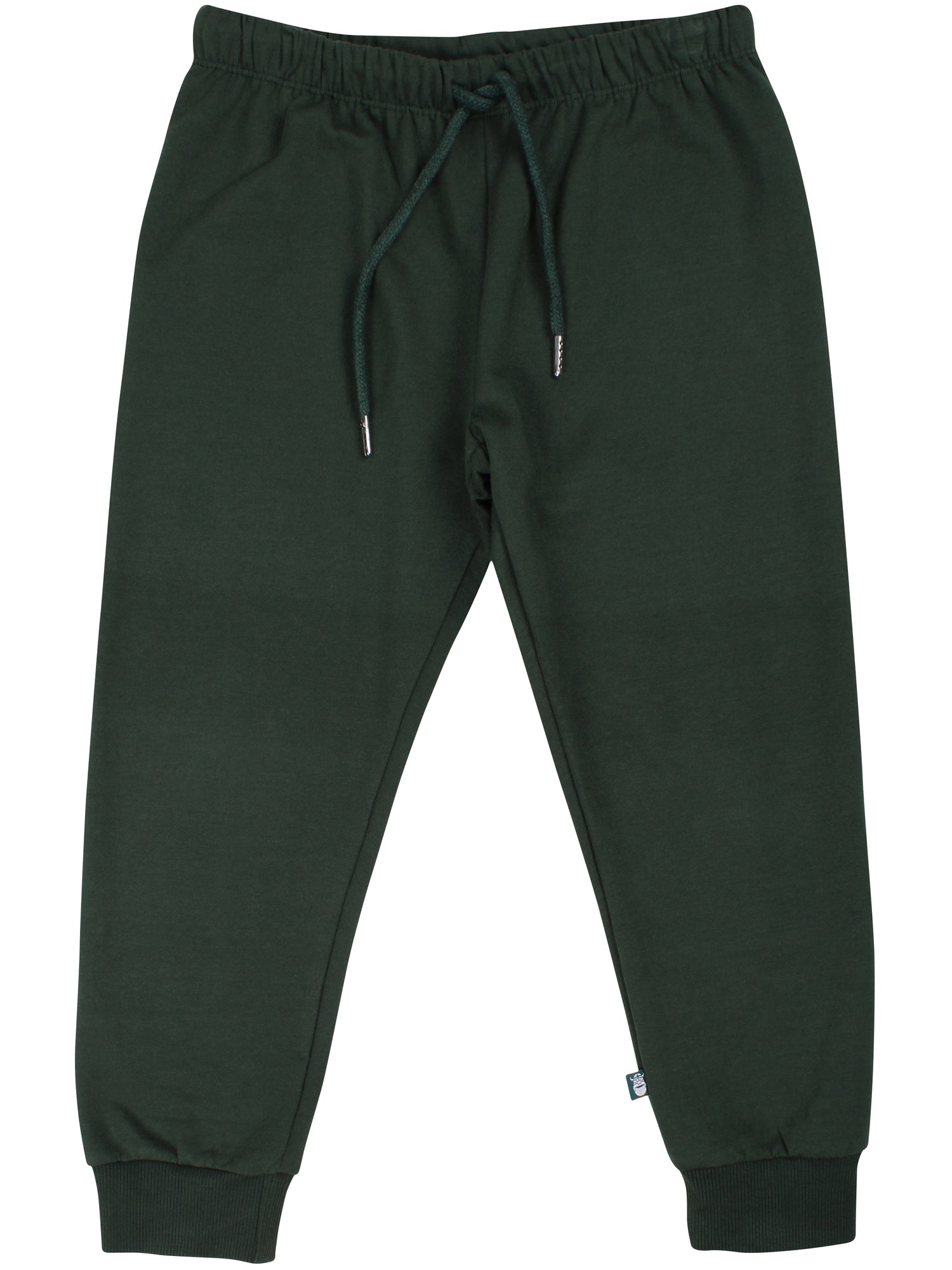 Lækre mørkegrønne sweatpants i bomuld til børn