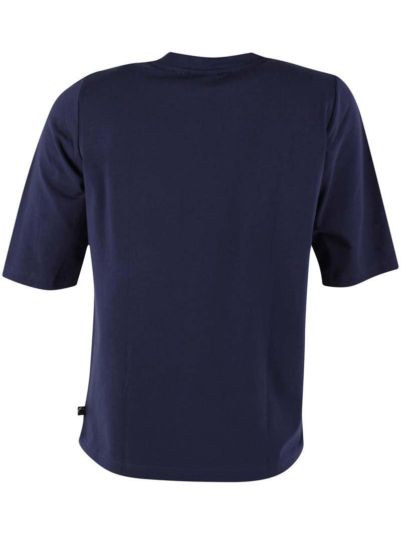 Navyblå t-shirt til kvinder