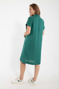 Danerrand Modal Linen Dress Light Slate