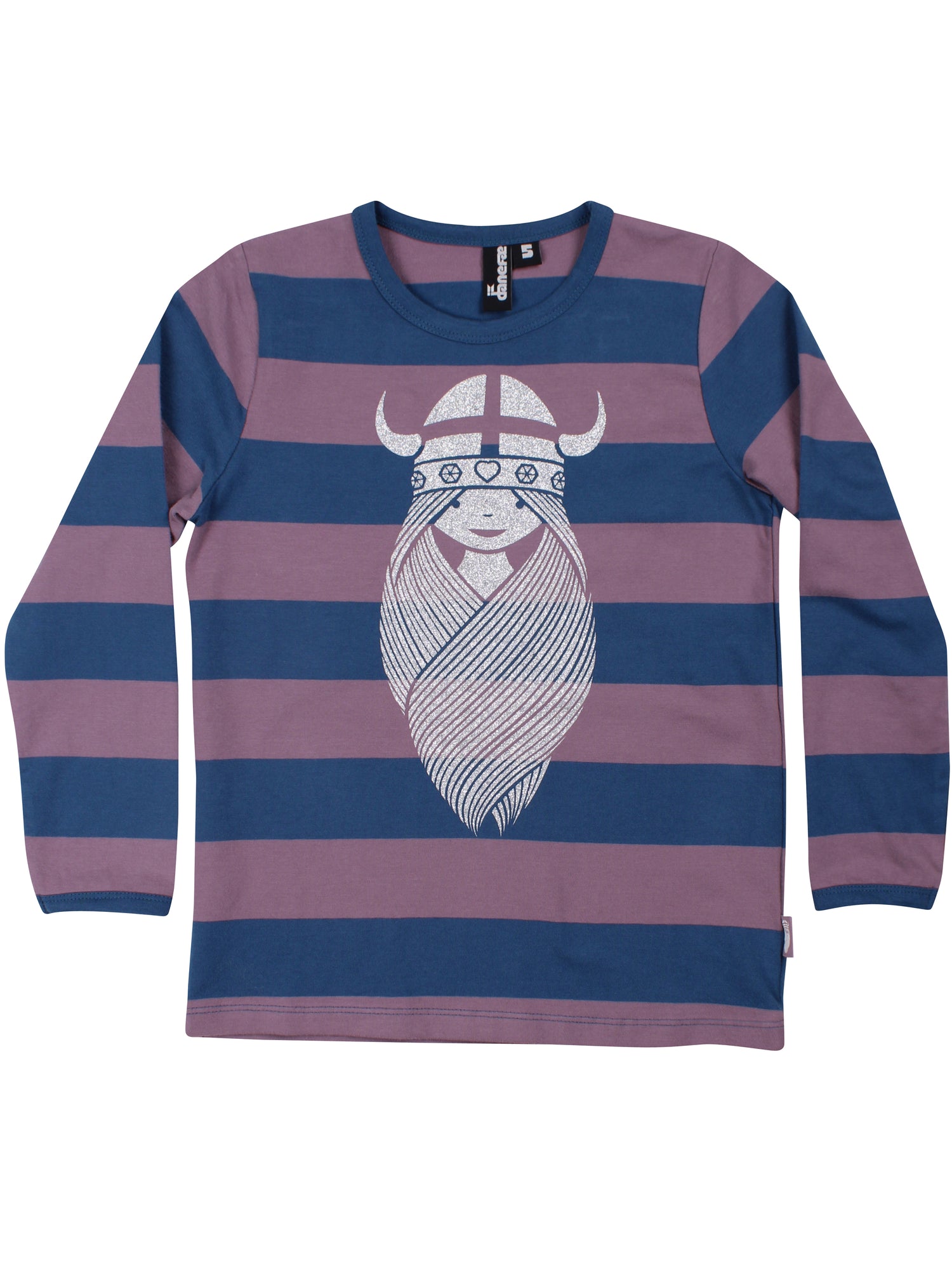 Danesophie Tee Dark Grey Blue/Grey Plum FREJA (Glitter)