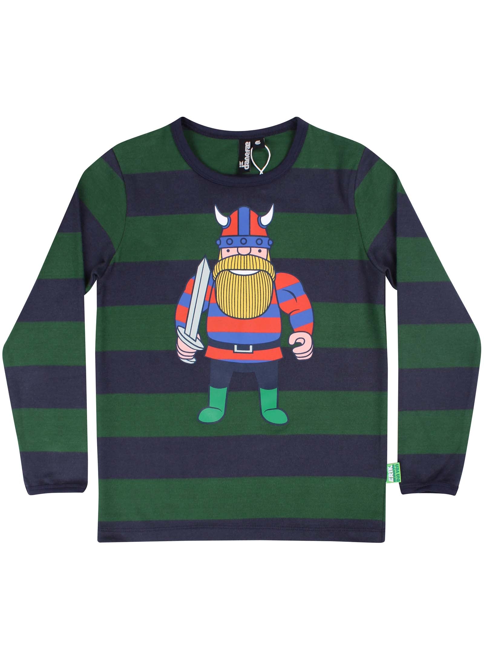 Stribet viking trøje 