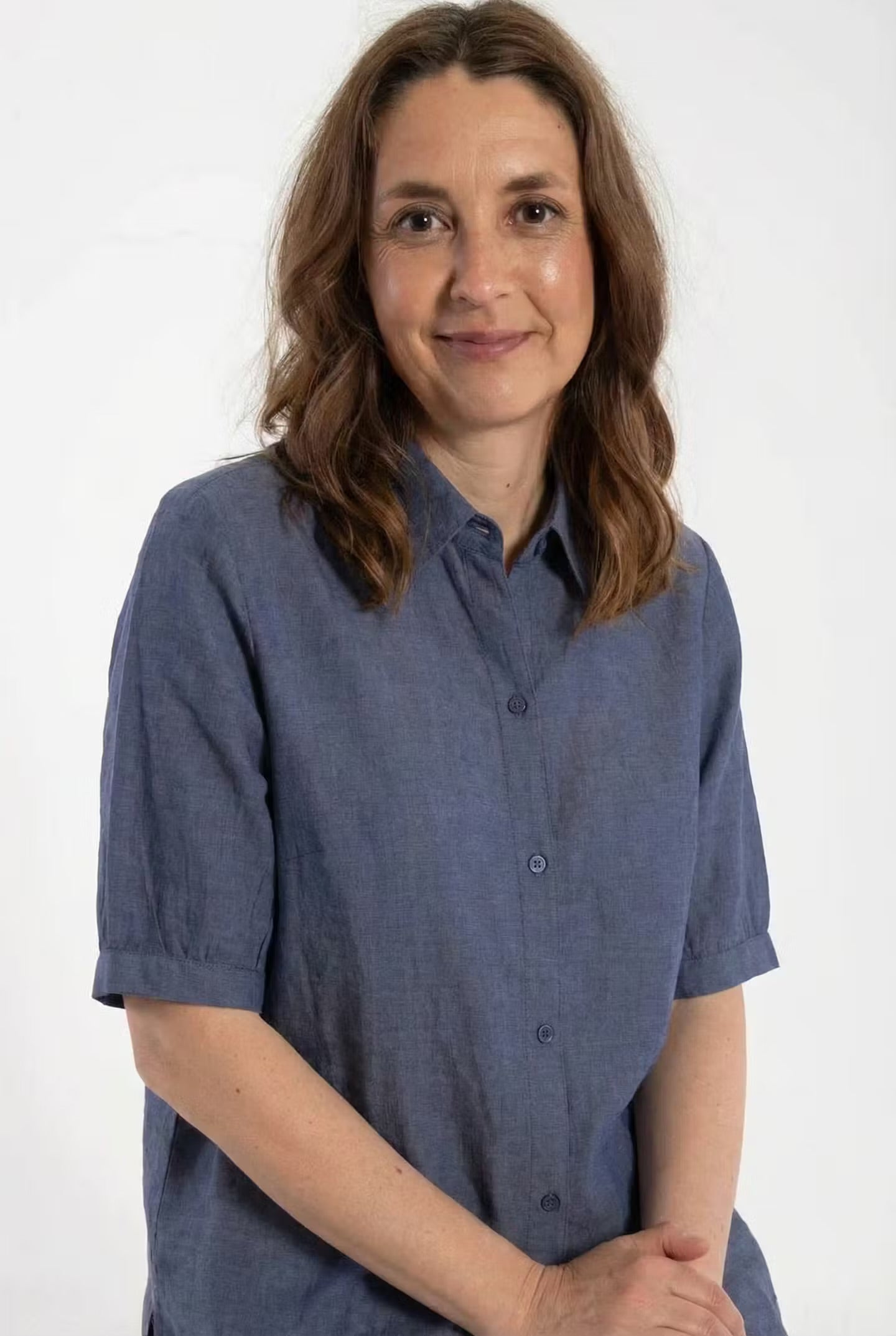 Danesyren SS Chambrey Shirt Indigo