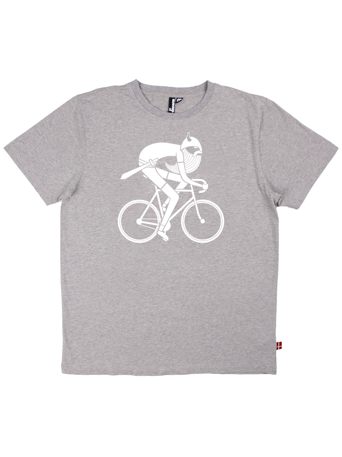 Daneviking Tee Marl Grey Biking Viking