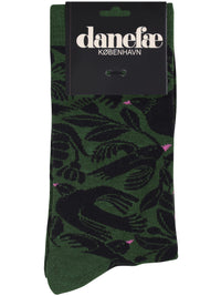 Danewalk With Me Socks Dark Pine BIRDIEUP