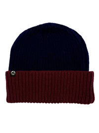 Danewarm Thoughts Beanie Navy/Dark Bordeaux