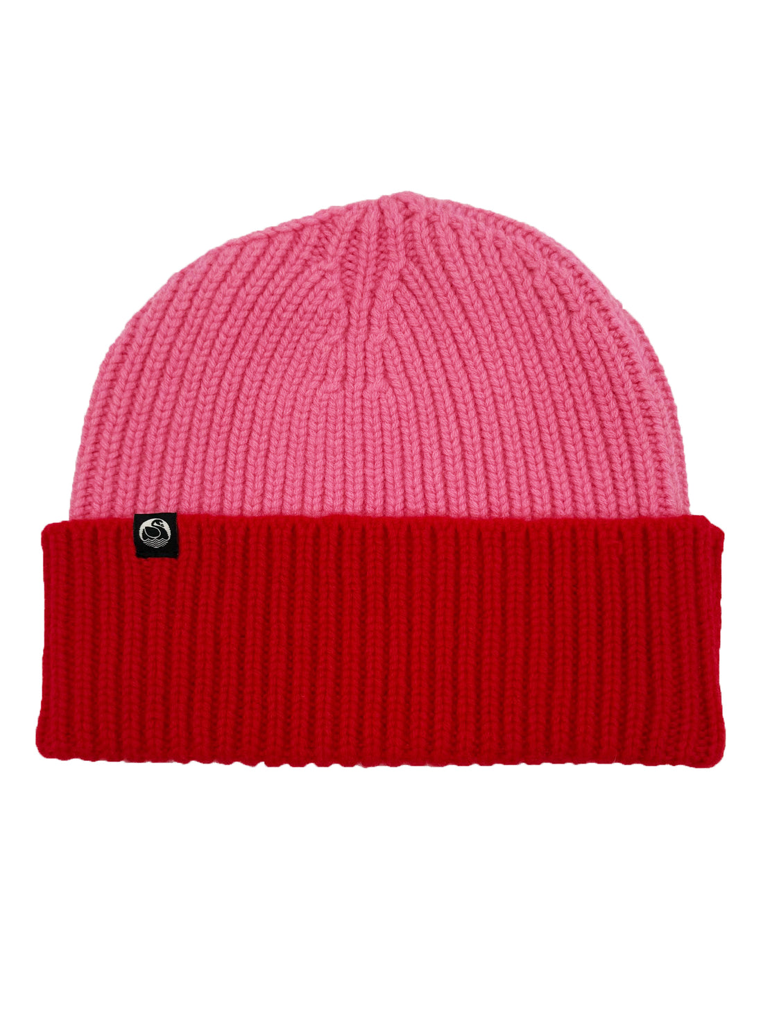 Fin rød og pink hue i 100% merinould