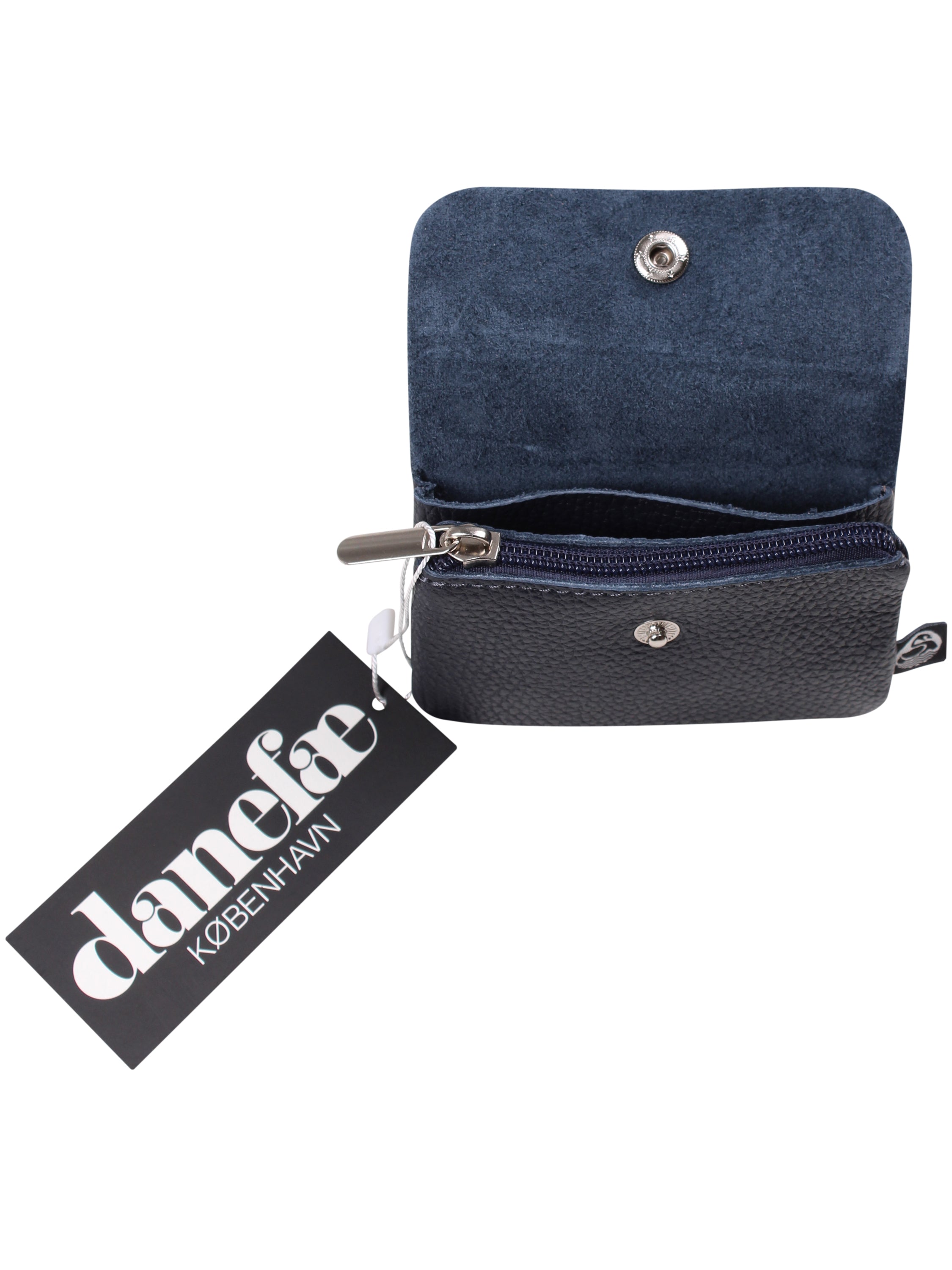 Danewillemoes Leather Wallet Dark Navy
