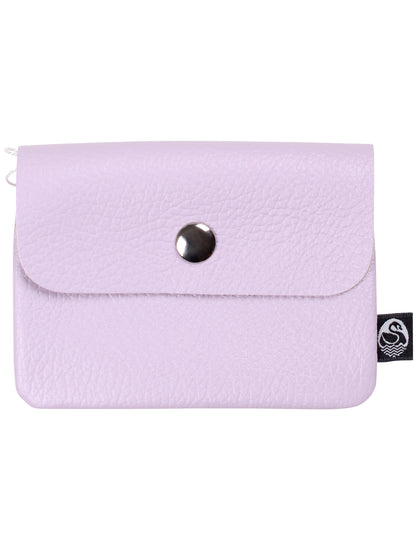 Lilla læder pung lavet af ægte italiensk læder.