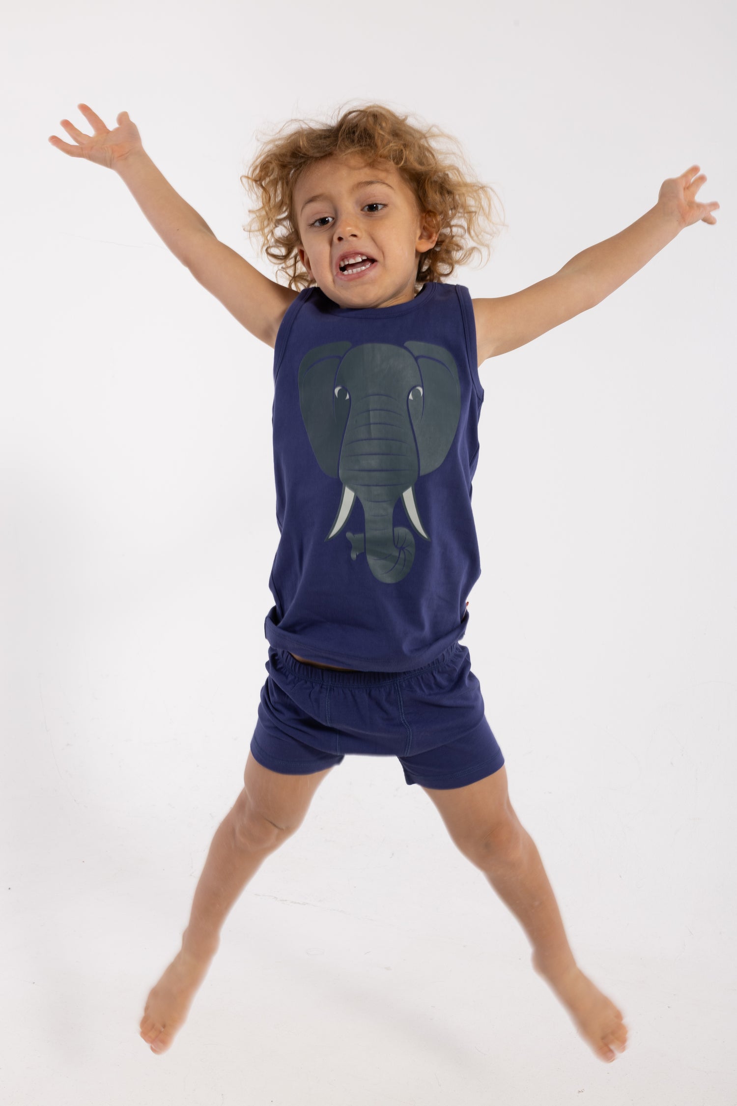 Dyrbark Undie Set Dark Blue ELEFANT