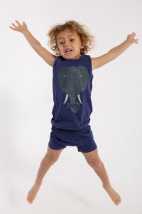 Dyrbark Undie Set Dark Blue ELEFANT