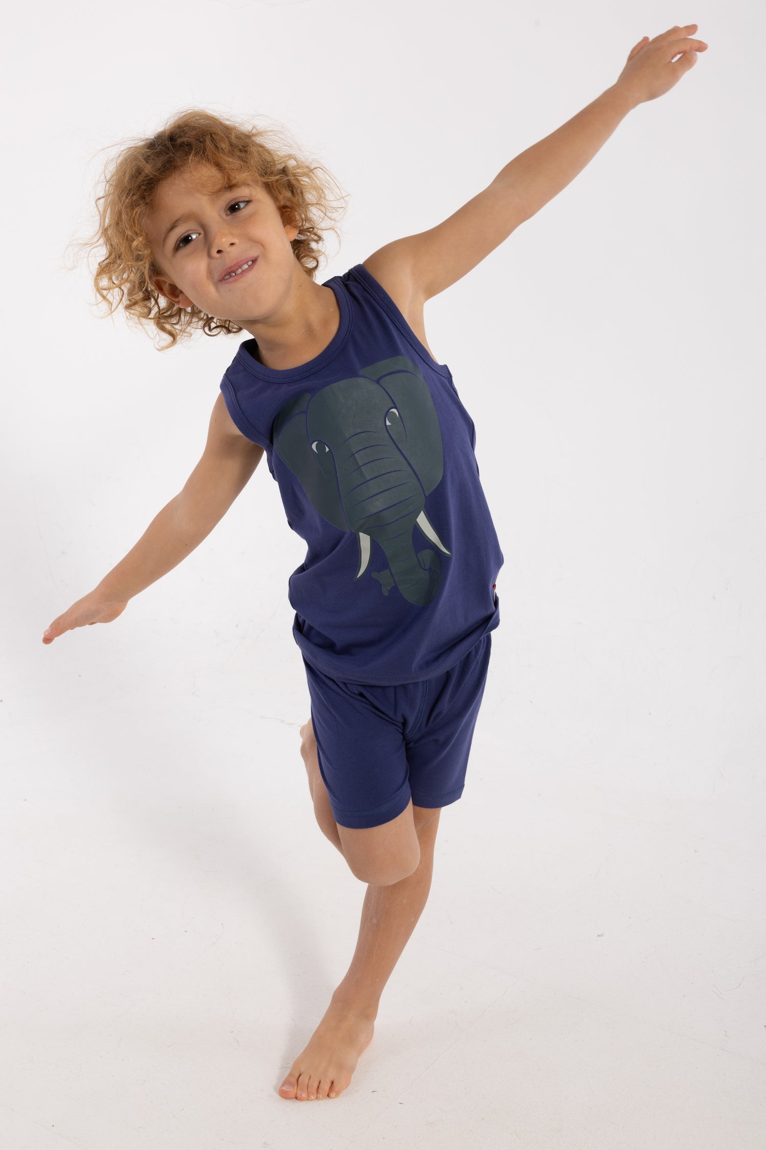 Dyrbark Undie Set Dark Blue ELEFANT