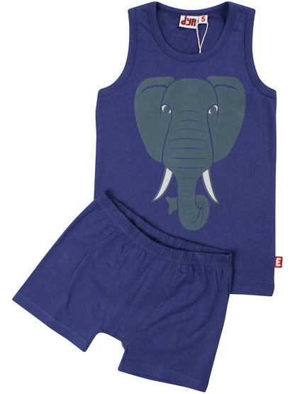 Dyrbark Undie Set Dark Blue ELEFANT