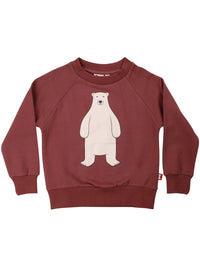 Dyrbellow Sweat Dark Cherry ISBJOERN HØJ