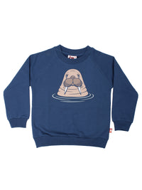 Dyrbellow Sweat Dark Grey Blue HVALROS