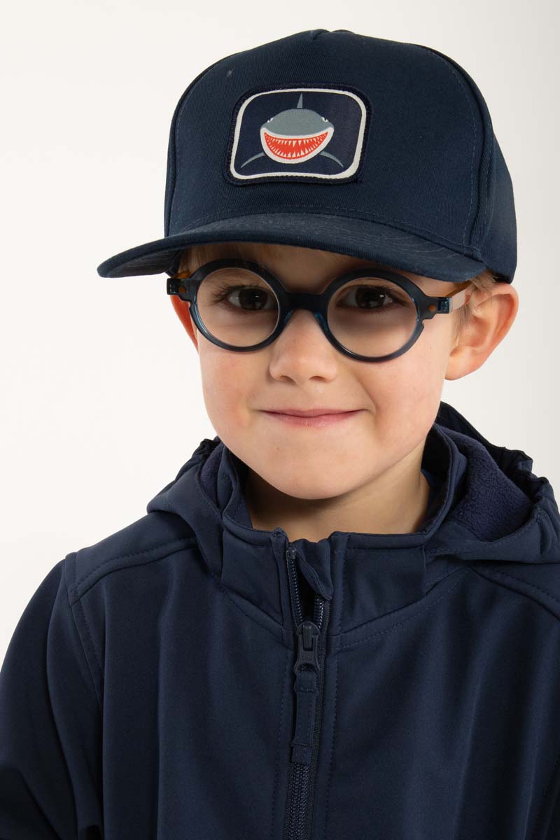 Dyrclassic Kids Cap Navy SHARK