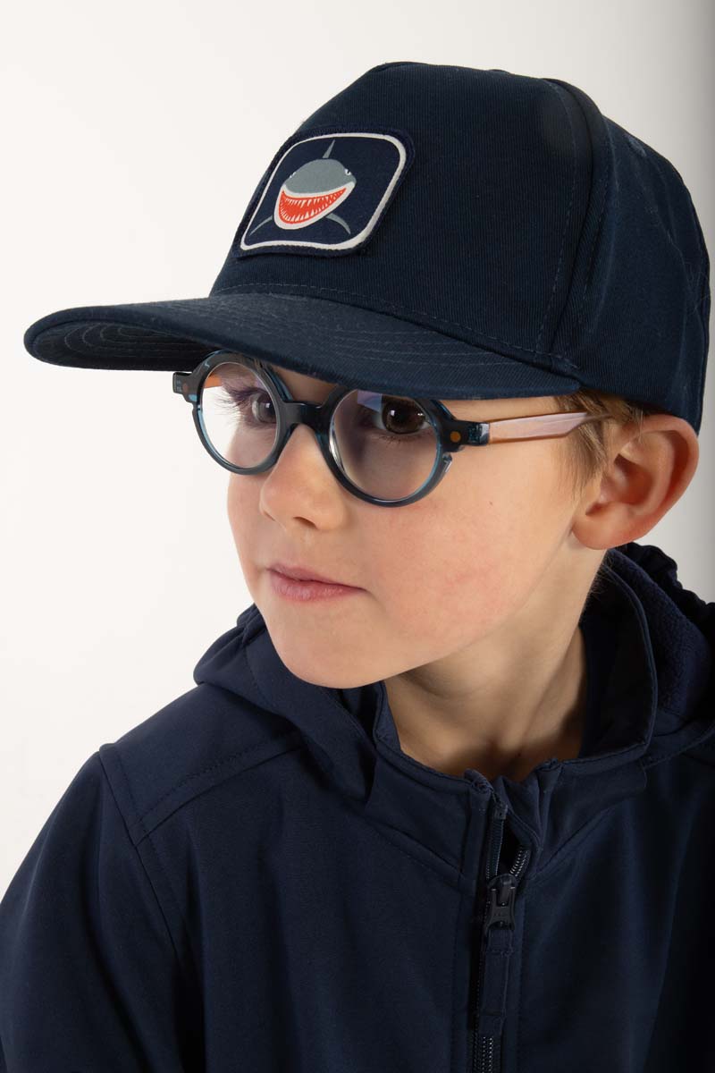 Dyrclassic Kids Cap Navy SHARK