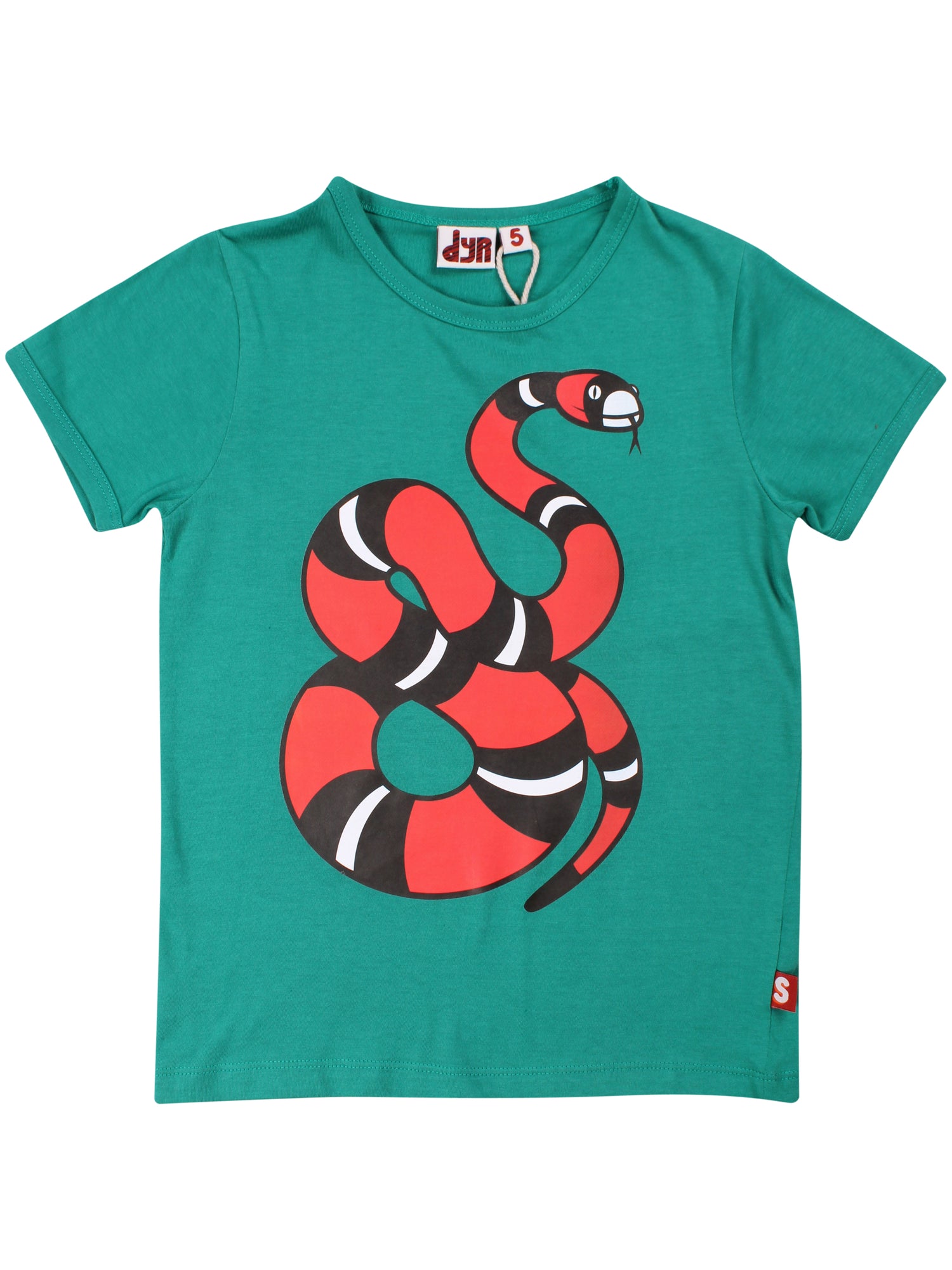 Dyrhide SS T Teal Lake SLANGE