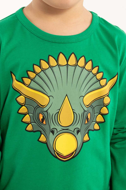 Dyrshedding T Grass Green TRICERATOPS