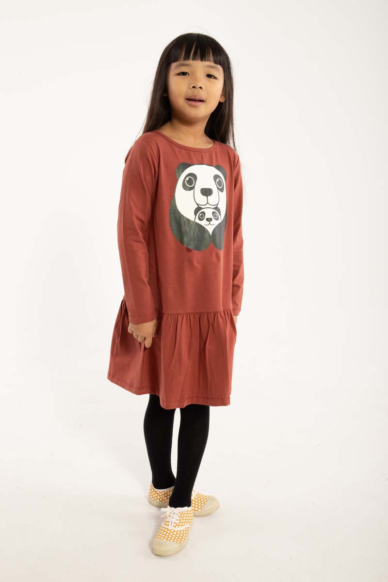 Dyrzanzi Dress LS Dk Brick PANDAMOR