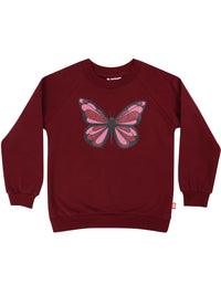 Dyrbellow Sweat Dark Cherry SOMMERFUGL