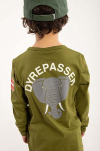 Pet Sitter LS T Olive ELEPHANT