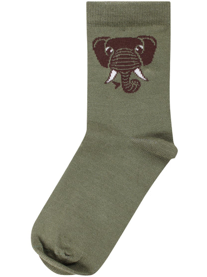 Dyrgalop Socks Sage DYREPASSER ELEFANT