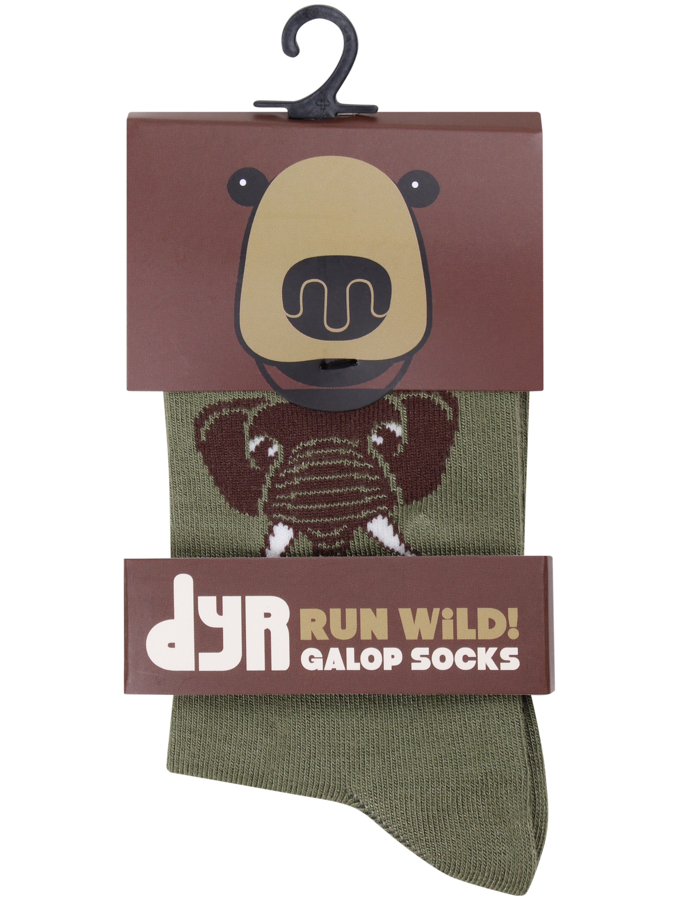 Dyrgalop Socks Sage DYREPASSER ELEFANT